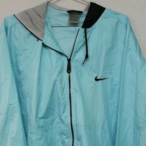 Nike Womens Jacket Blue Lightweight L/S Full Zip